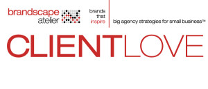 Client Love Logo Image - Brandscape Atelier - branding digital marketing company for small business philadelphia